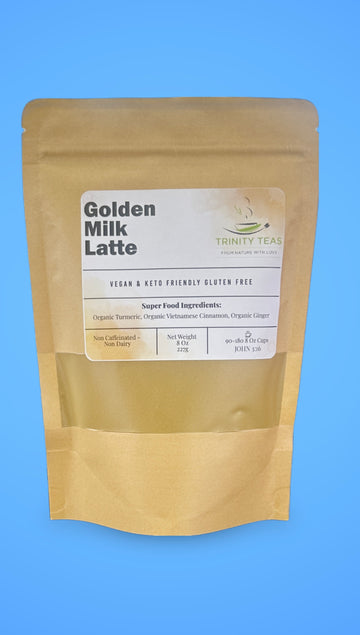 Golden Milk Latte Non Dairy Non Caffeinated 8 oz