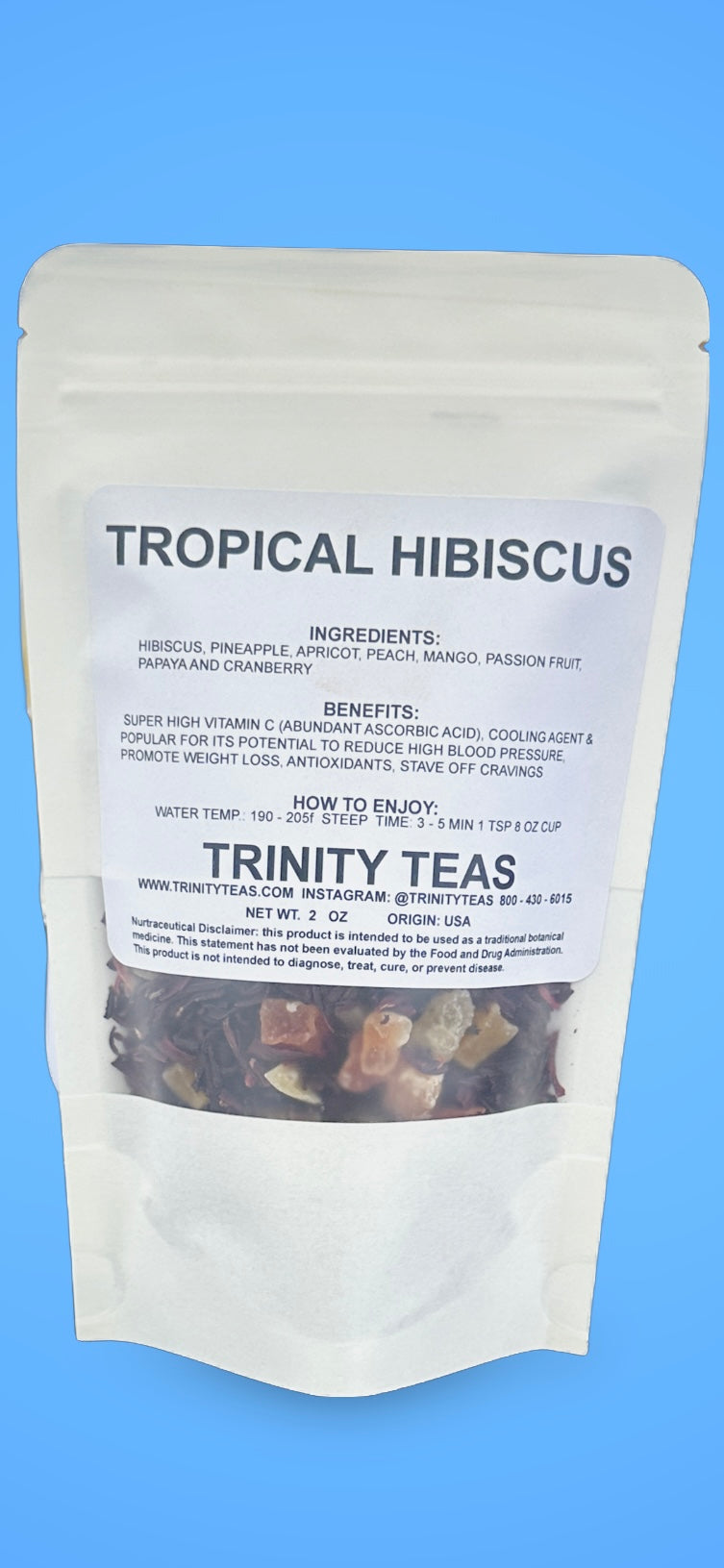 Tropical🌴 Hibiscus🌺 2 oz